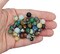Gemstone Bead Charm Mix, 20 pieces, Assorted Stone Dangles, Adorabilities